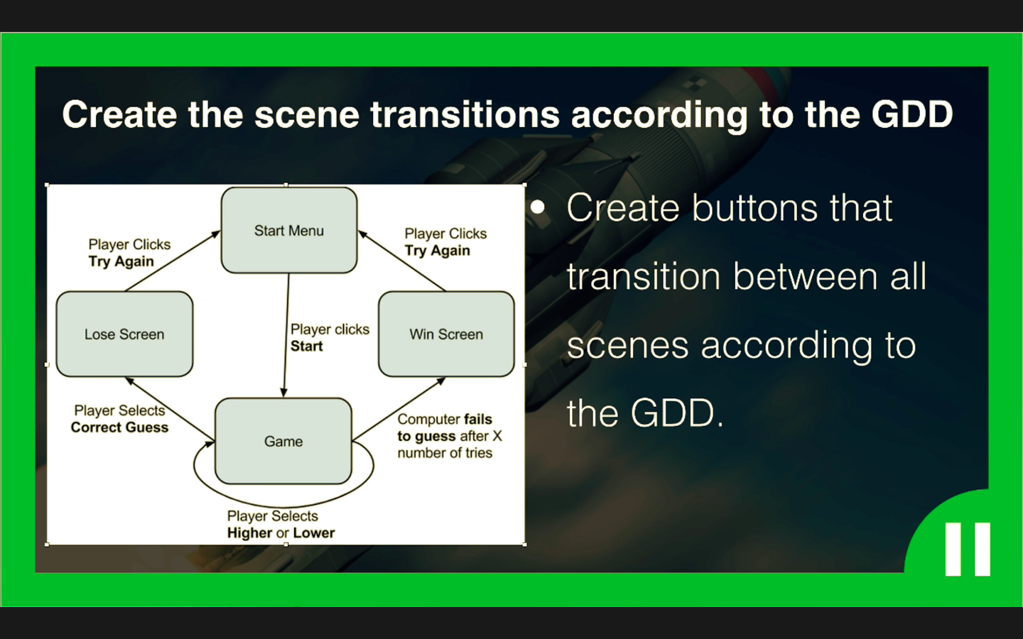 Challenge image screenshot from Udemy Learn Programming with Unity course